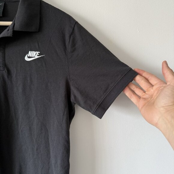 Nike Men's Premium Sportswear Swoosh Logo Muscle Polo Shirt Golf Size S - Picture 3 of 16